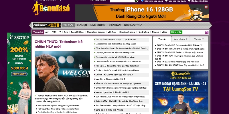 Tìm hiểu thông tin về nền tảng Bongdaso